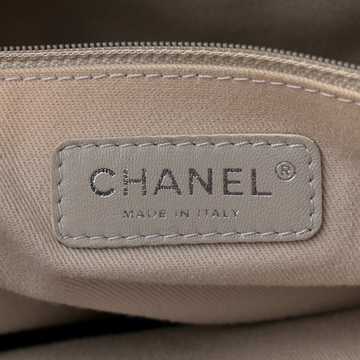 Chanel Iridescent Calfskin Large Sea Hit Tote Grey 6 of 13