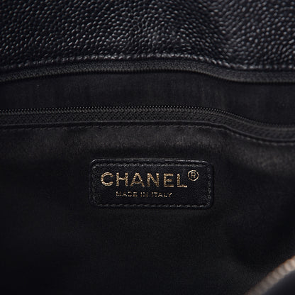 Chanel Caviar Quilted Grand Shopping Tote GST Black 6 of 10