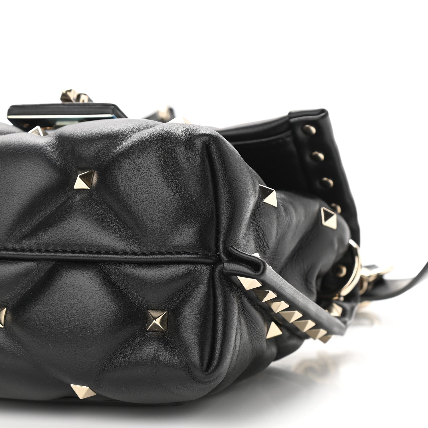 Valentino Garavani Nappa Mini Candystud Top Handle Bag Black 8 of 10
