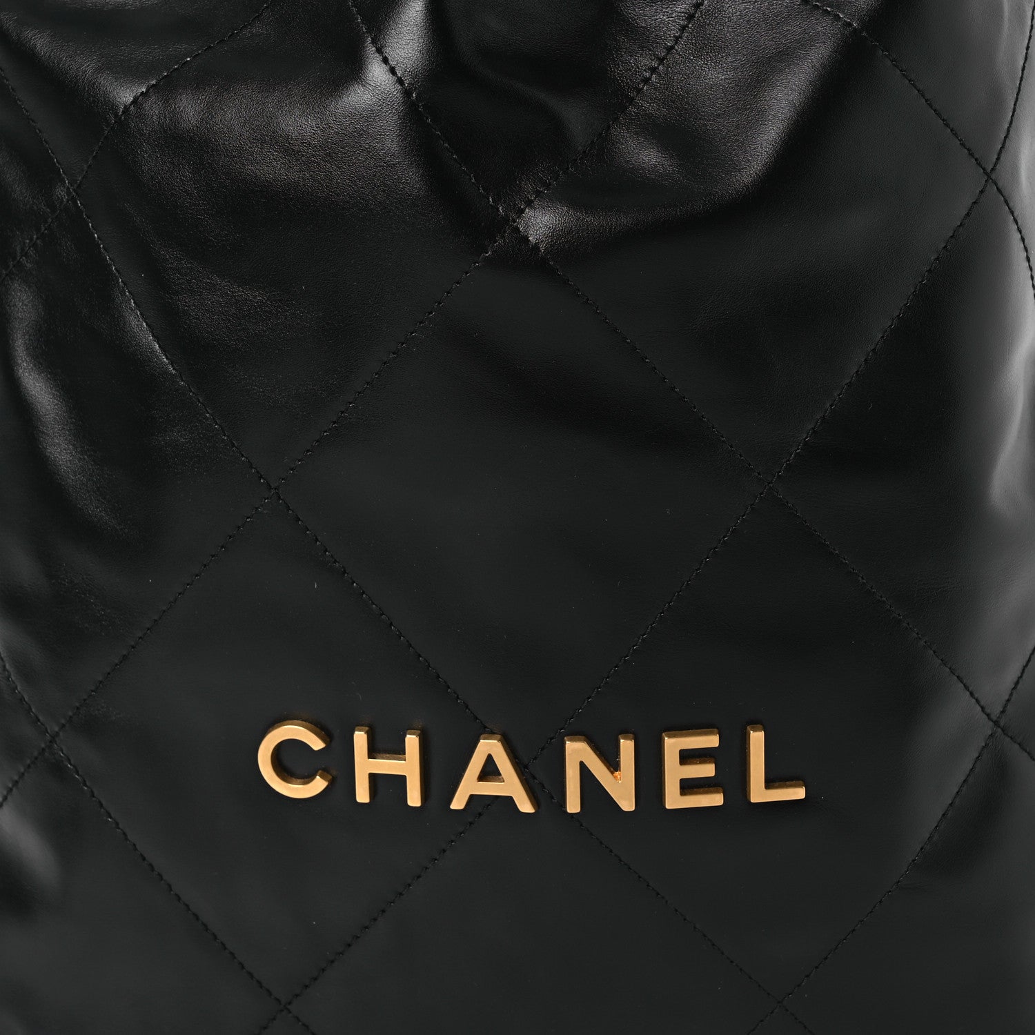 Chanel Shiny Calfskin Quilted Chanel 22 Backpack Black 8 of 11