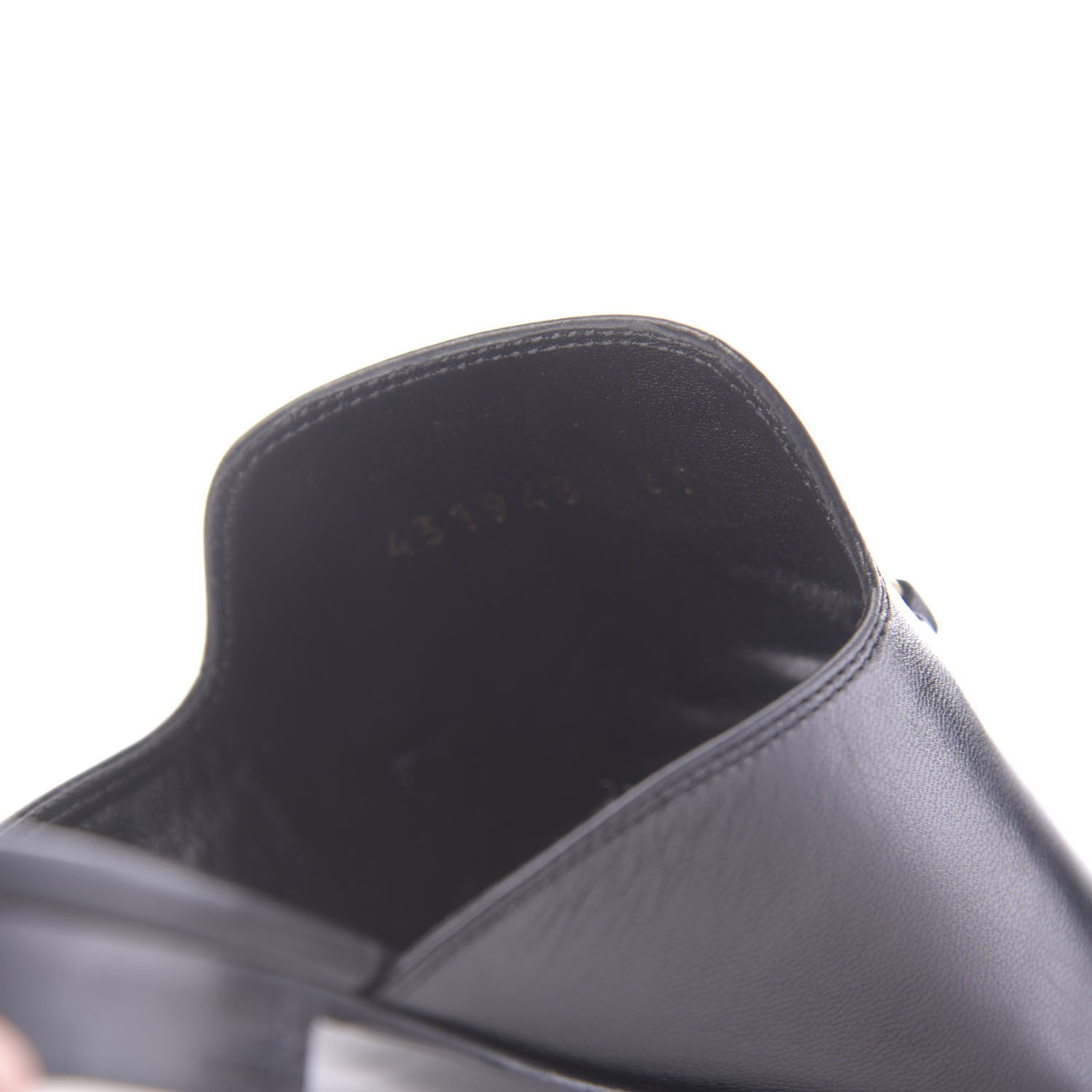 Gucci Malaga Kid Horsebit Slide Sandals 39 Black 10 of 11