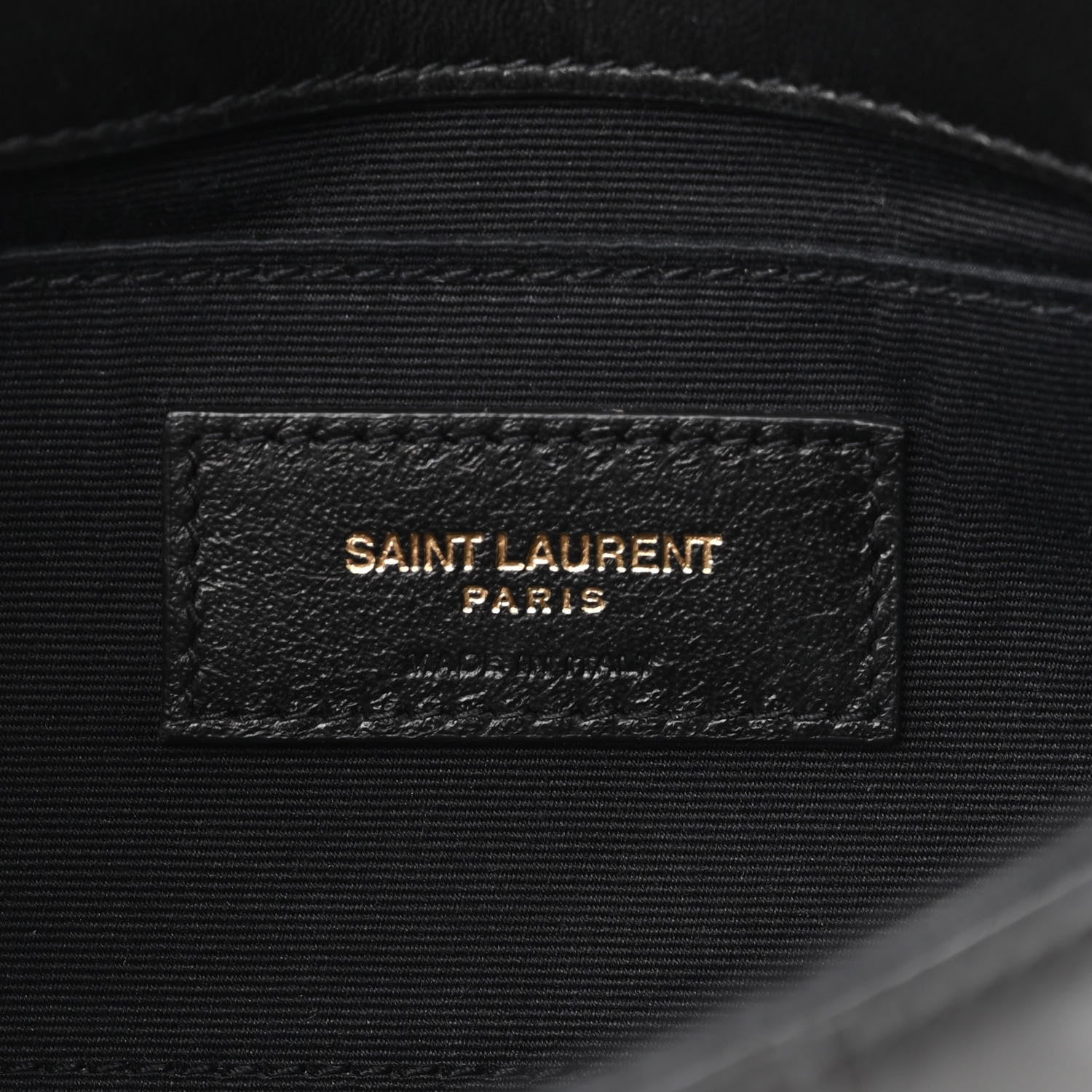Saint Laurent Lambskin Patchwork Monogram Small Jamie Black 6 of 10