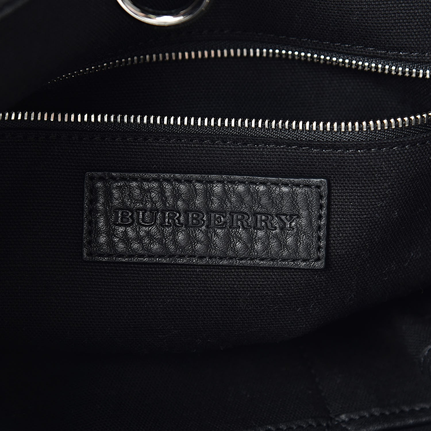 Burberry Calfskin Studded Medium Susanna Hobo Black 6 of 11