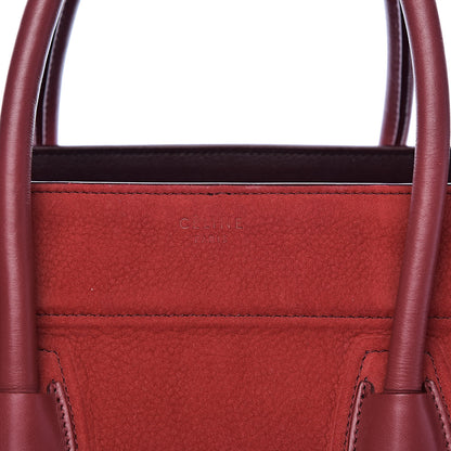 Celine Nubuck Medium Phantom Luggage Red 20 of 20