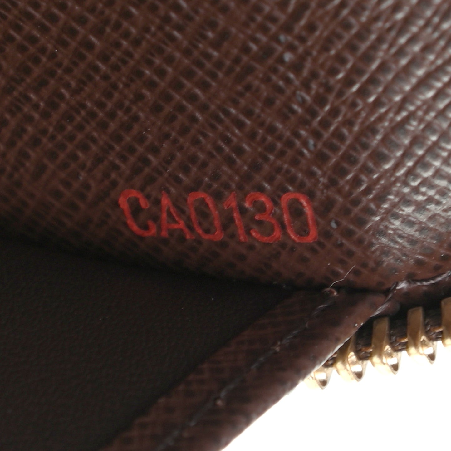 Damier Ebene Zippy Organizer Wallet