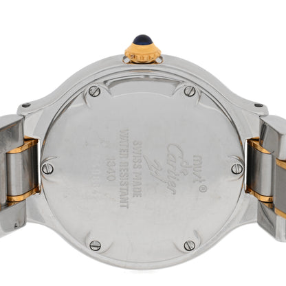 Cartier Stainless Steel 18K Yellow Gold 28mm Must de 21 Quartz Watch 4 of 4