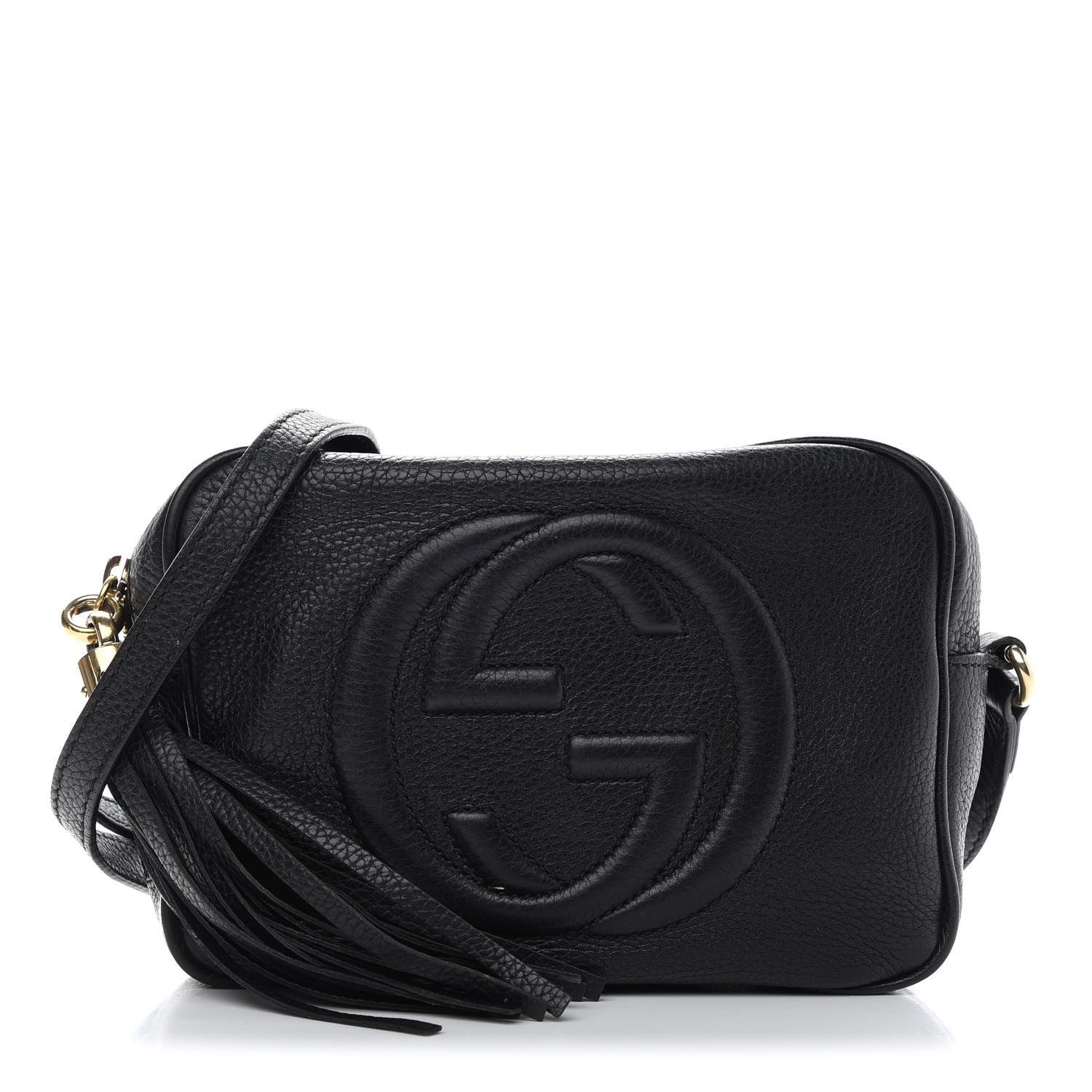 Gucci Pebbled Calfskin Small Soho Disco Bag Black 1 of 12