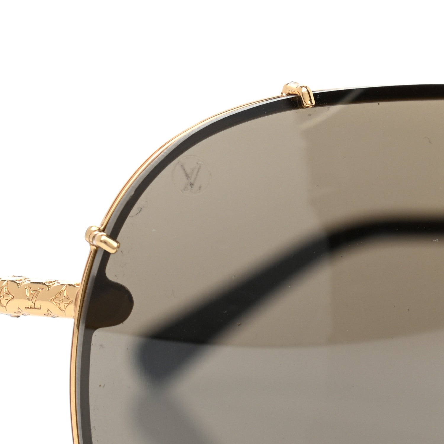 Louis Vuitton LV Drive Sunglasses Z0897E Gold 881627 – FASHIONPHILE