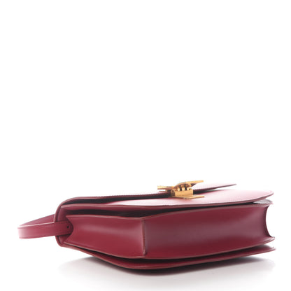 Celine Box Calfskin Medium Classic Box Flap Bag Raspberry 4 of 9