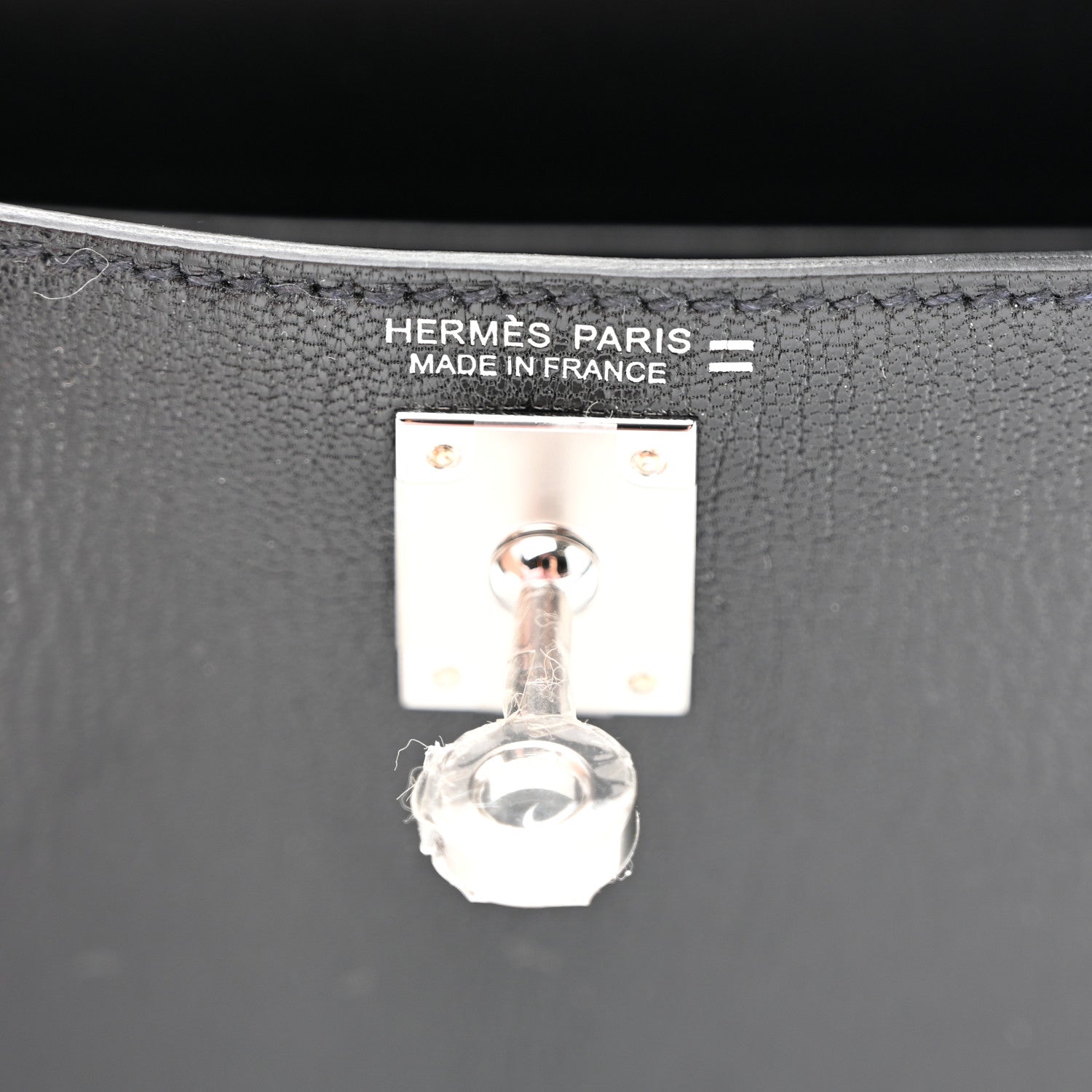 Hermes Chevre Chamkila Lizard Mini Kelly Sellier Touch 20 Black Ombre 6 of 11
