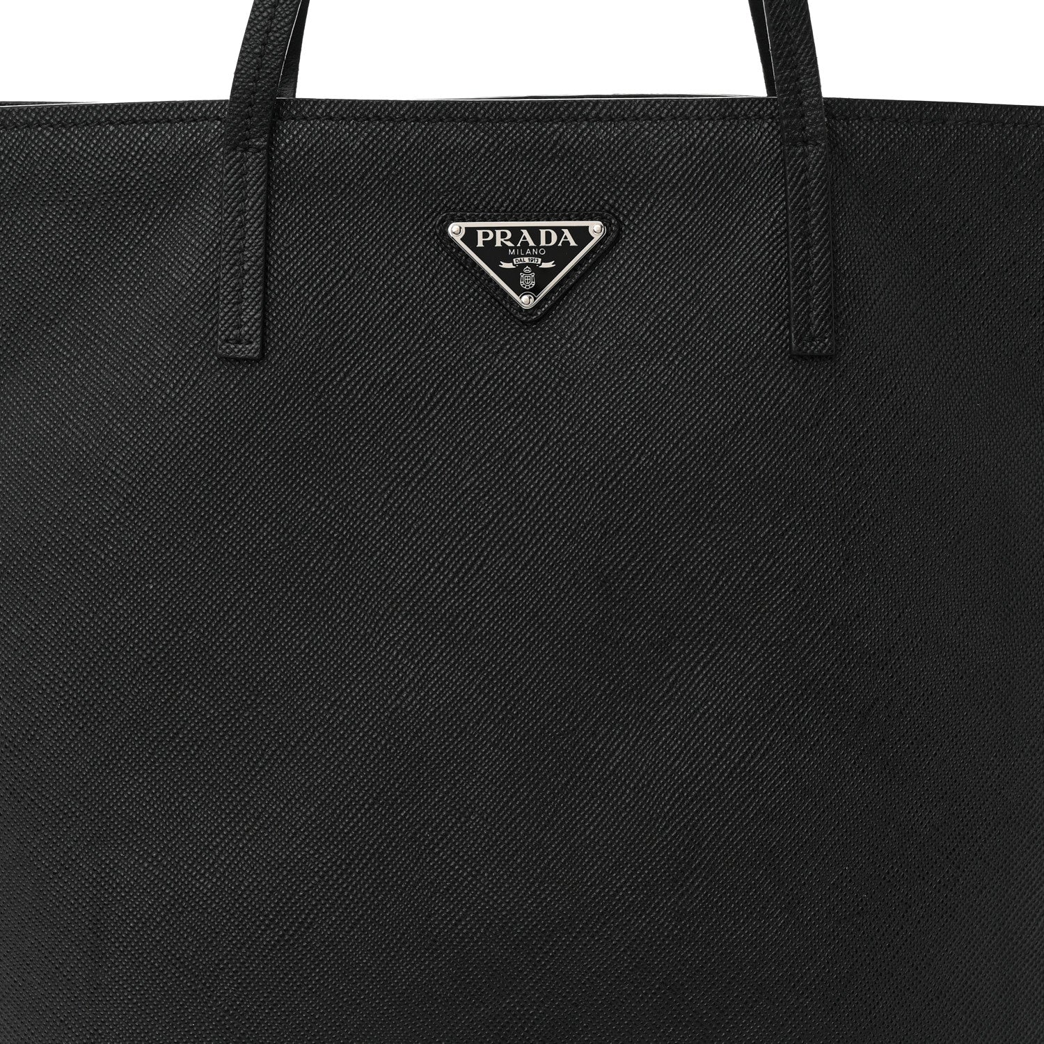 Prada Saffiano Cuir Tote Black 9 of 14