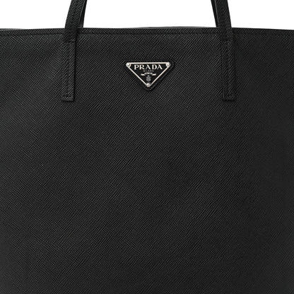 Prada Saffiano Cuir Tote Black 9 of 14