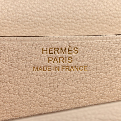 Hermes Chevre Mysore Bearn Gusset Wallet Nata 6 of 9