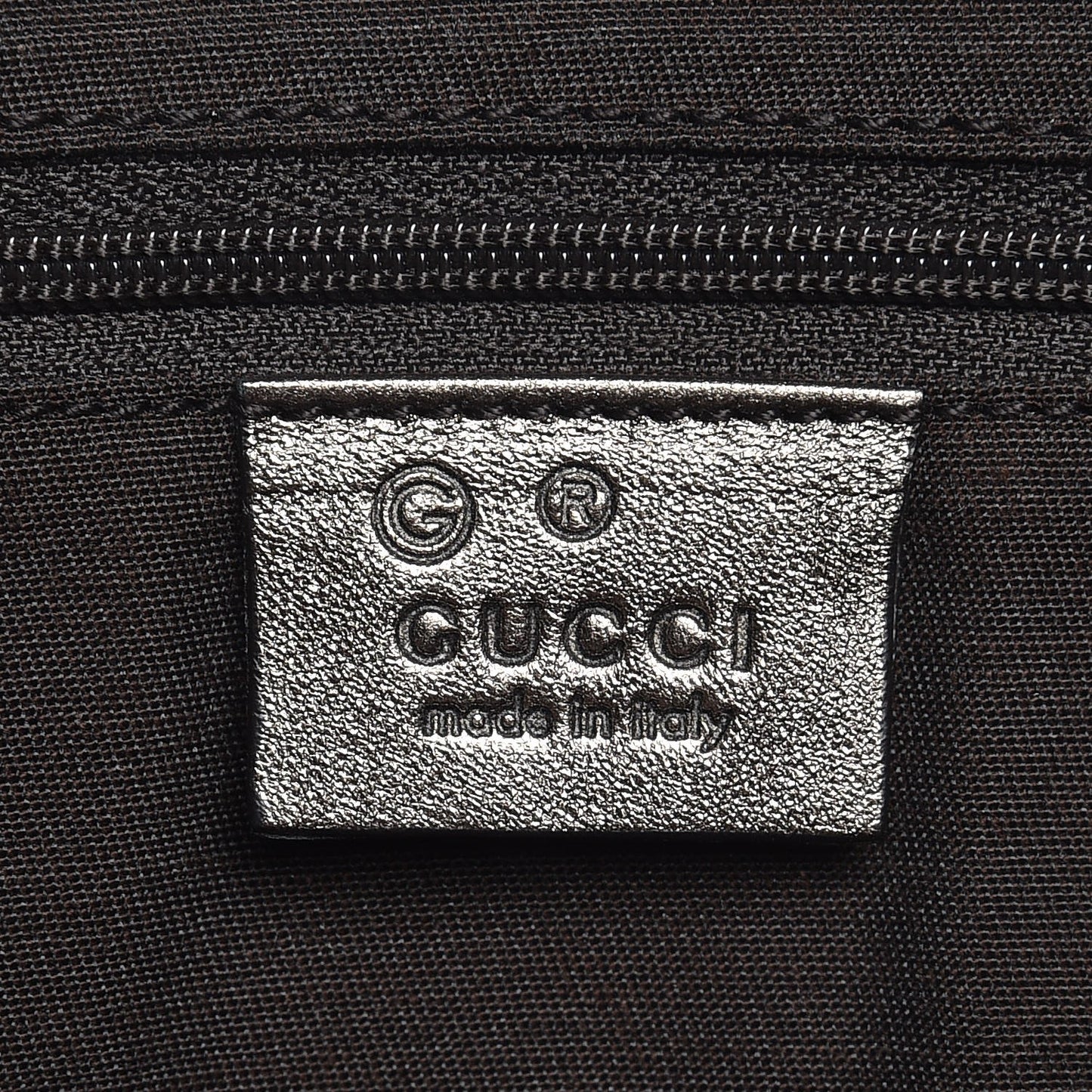 Metallic Guccissima Small Boston Pewter