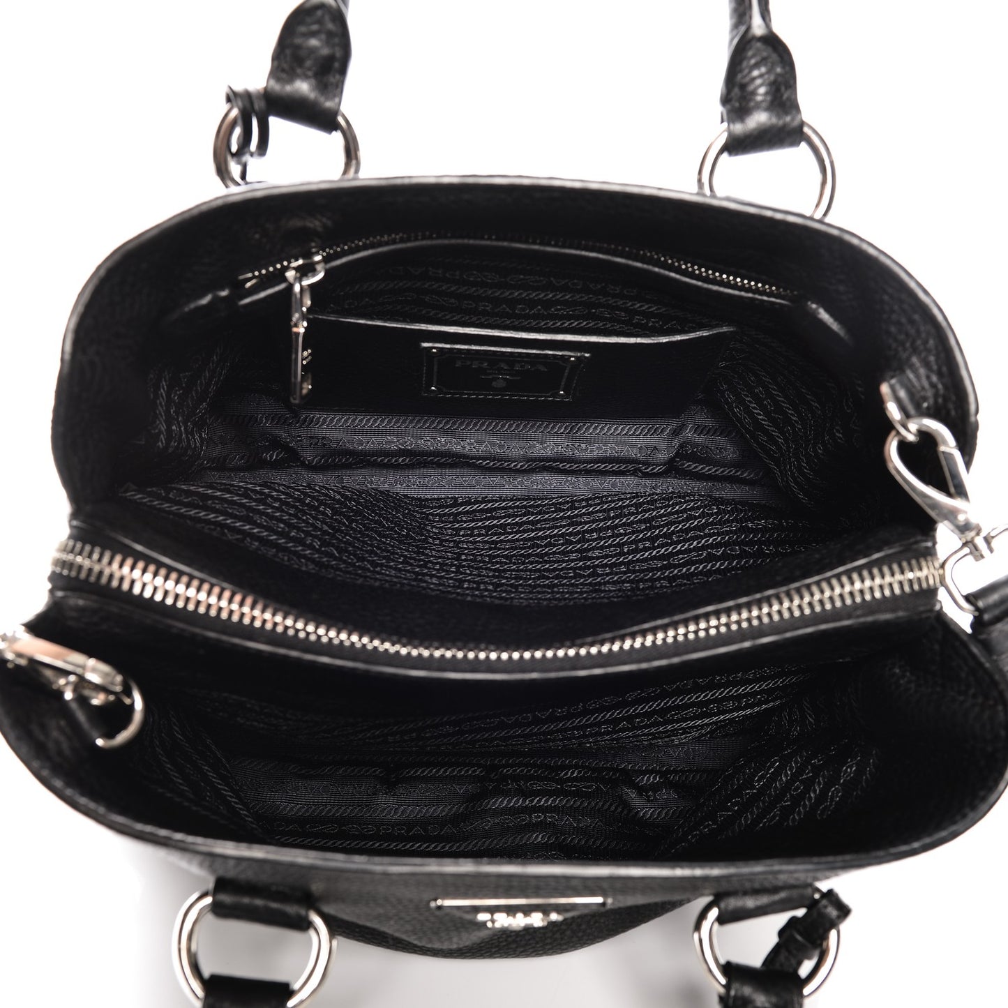 Vitello Daino Tote Nero Black
