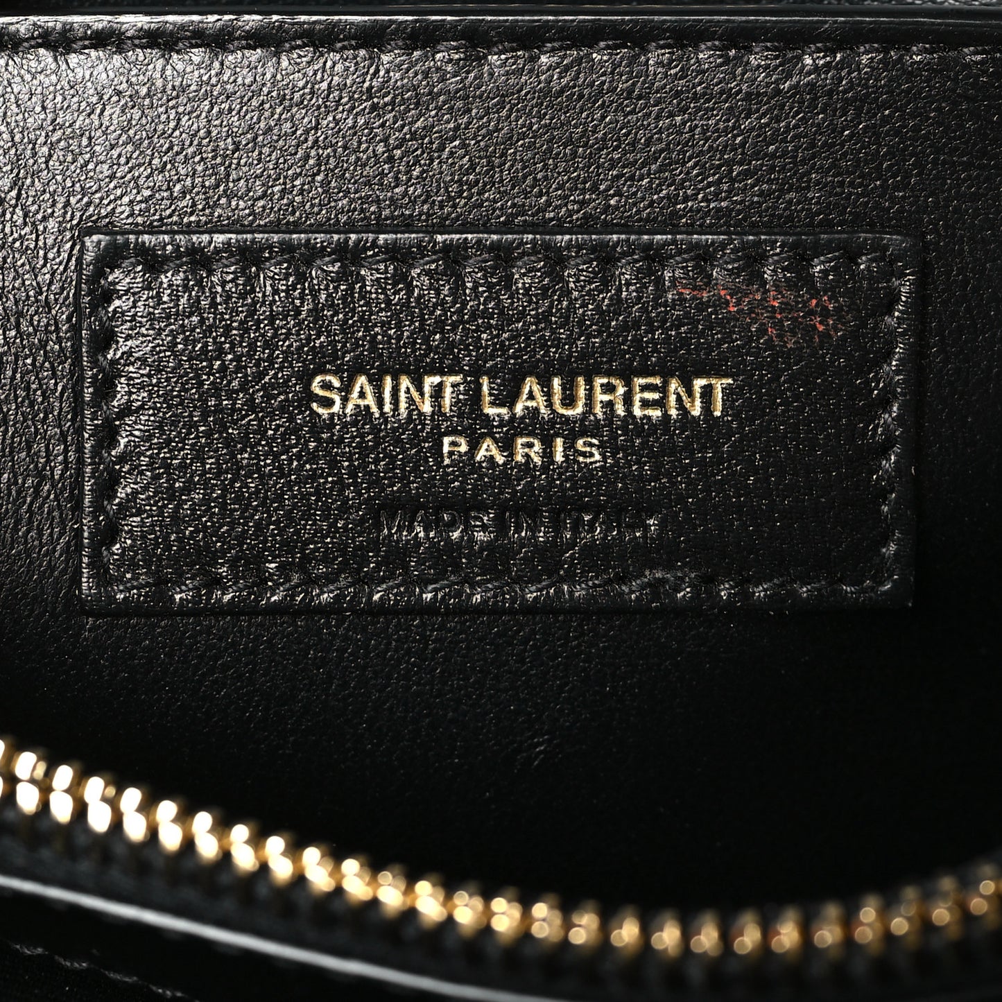 Calfskin Y Quilted Monogram Small Loulou Chain Satchel Black