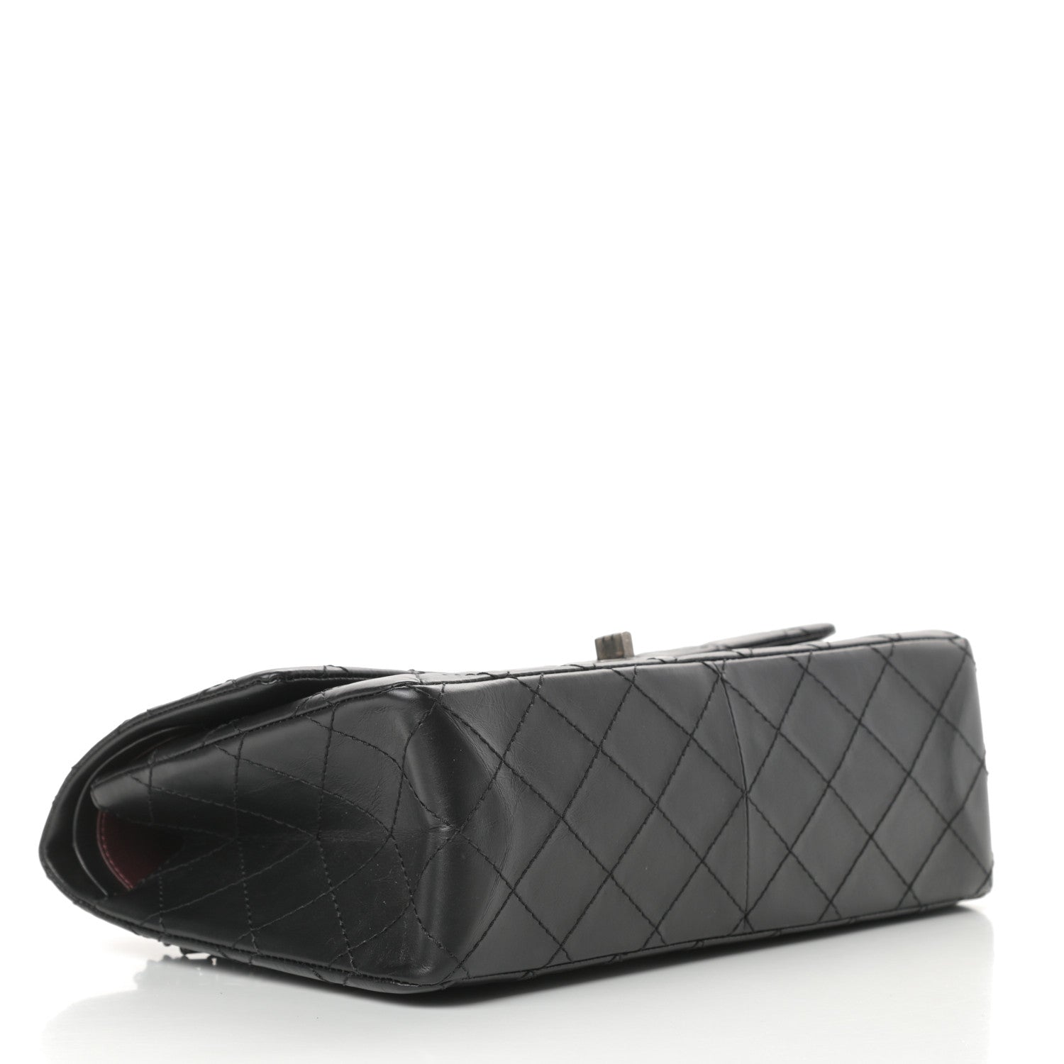 Chanel Aged Calfskin Quilted 2.55 Reissue 226 Flap Black 4 of 13