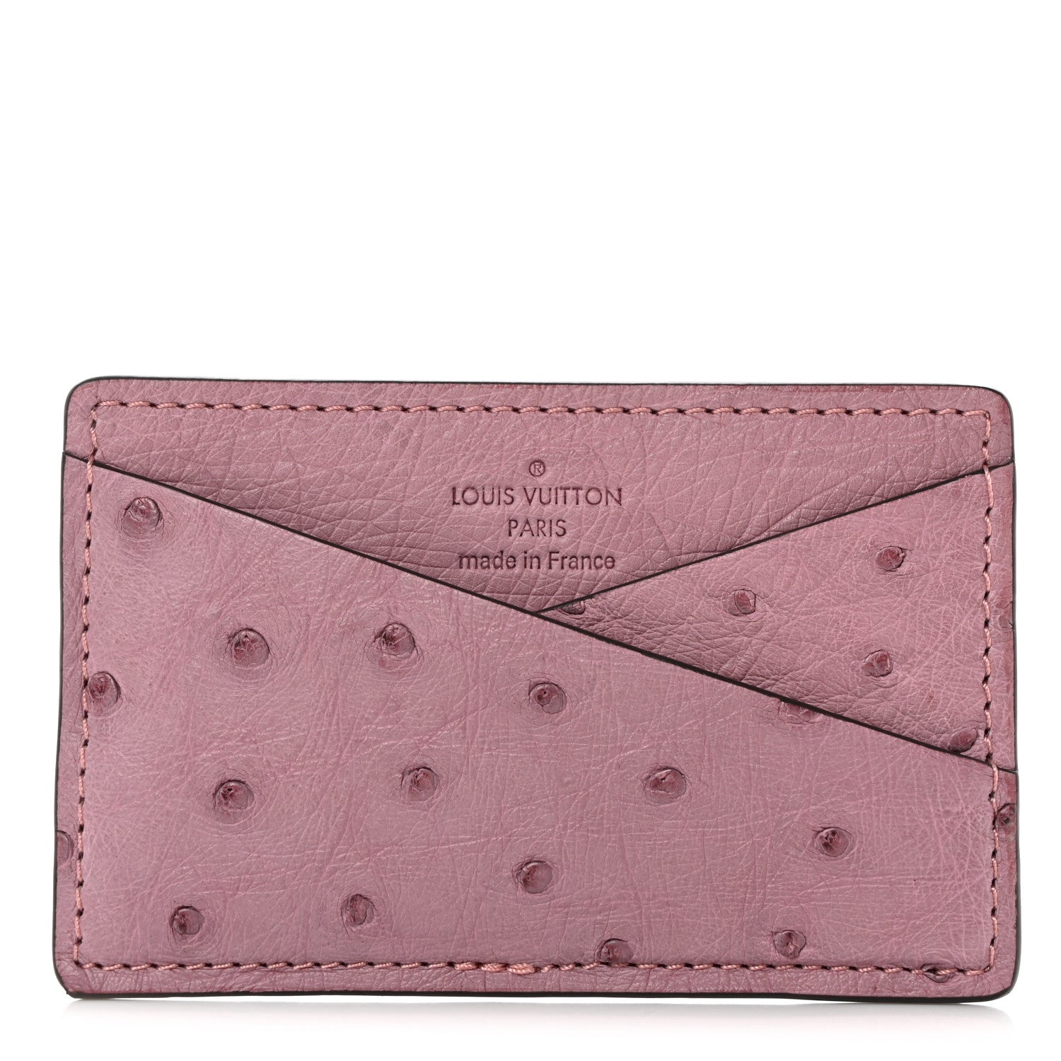 Louis Vuitton Ostrich Card Holder 1 of 7