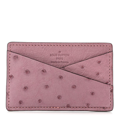 Louis Vuitton Ostrich Card Holder 1 of 7