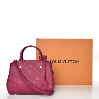 Louis Vuitton Empreinte Montaigne BB Grape 9 of 9