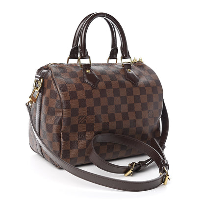 Louis Vuitton Damier Ebene Speedy Bandouliere 25 3 of 14