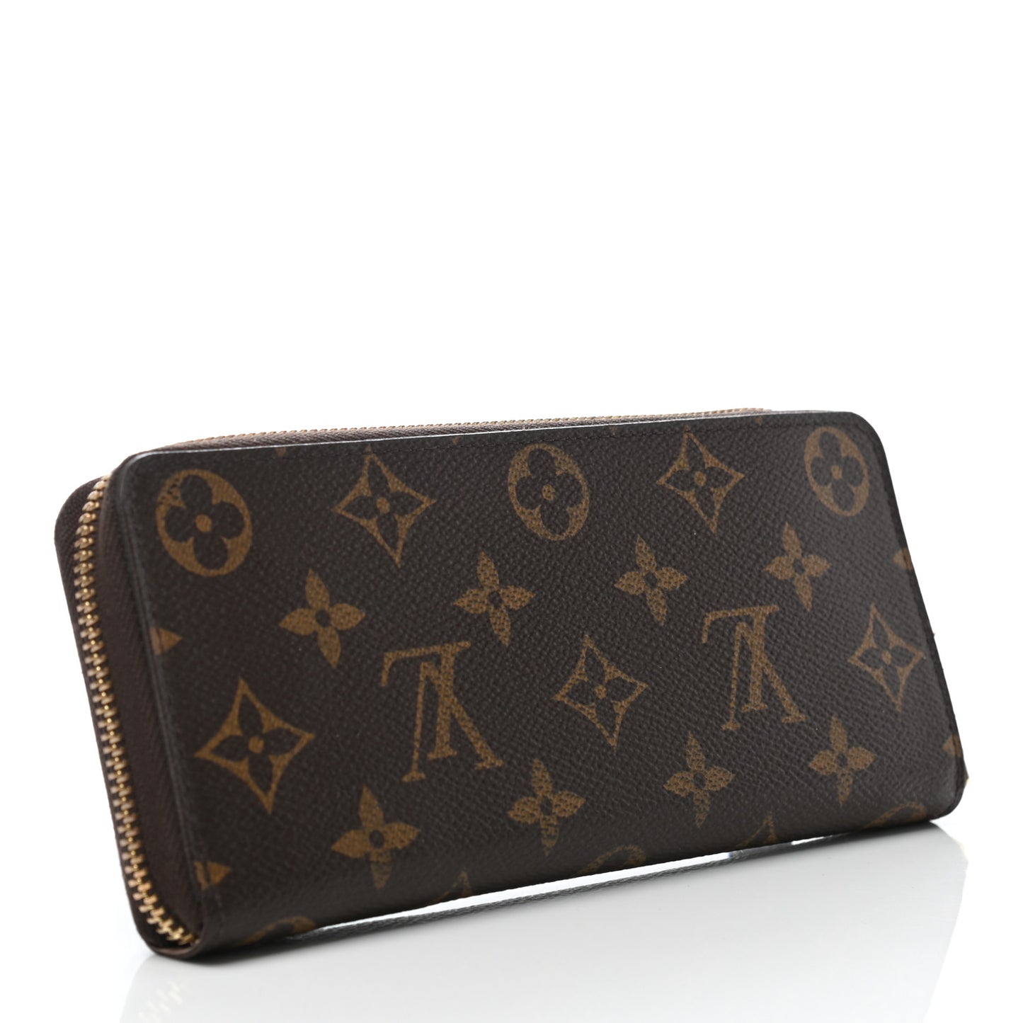 Monogram Clemence Wallet Rose Ballerine
