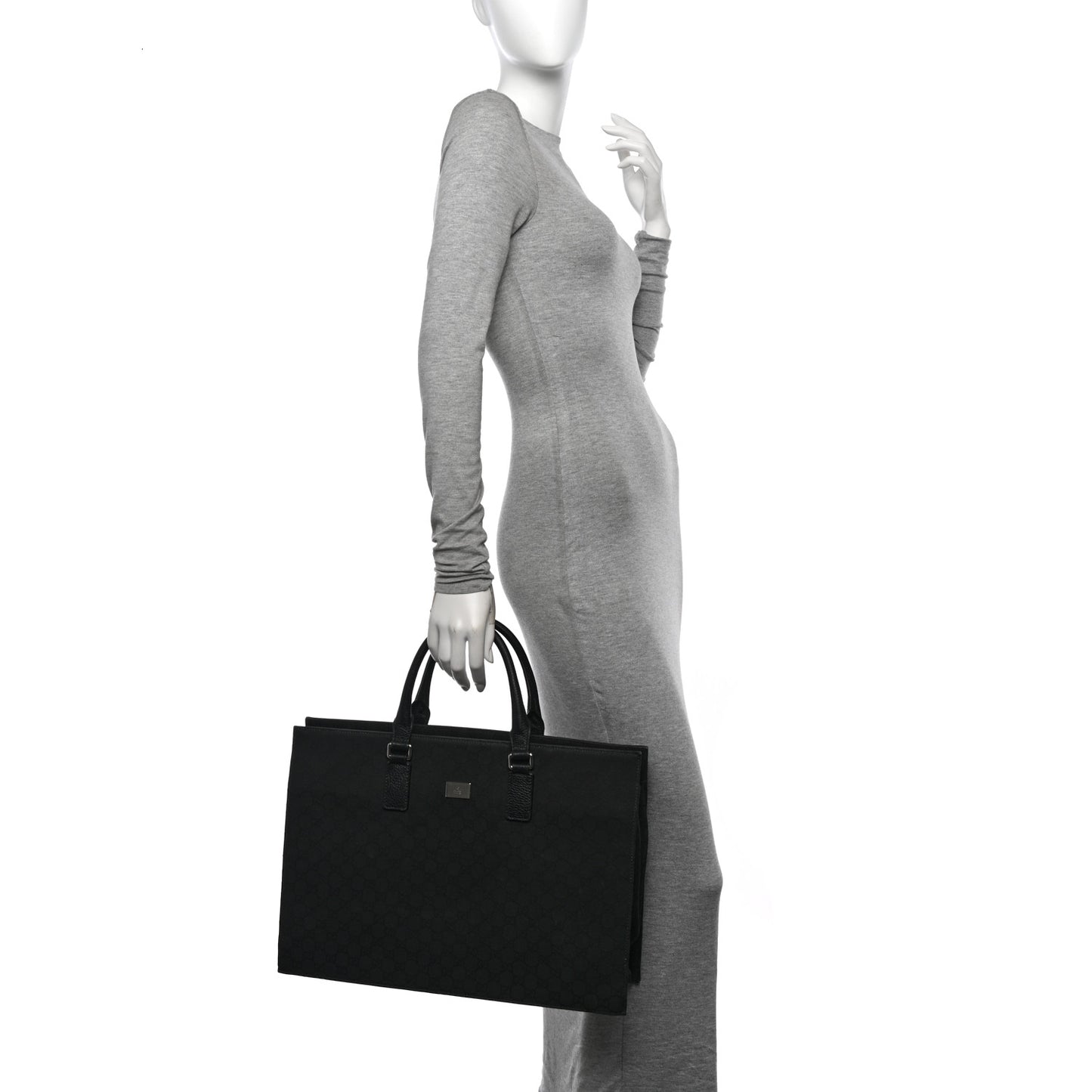 Nylon Monogram Executive Bag Black