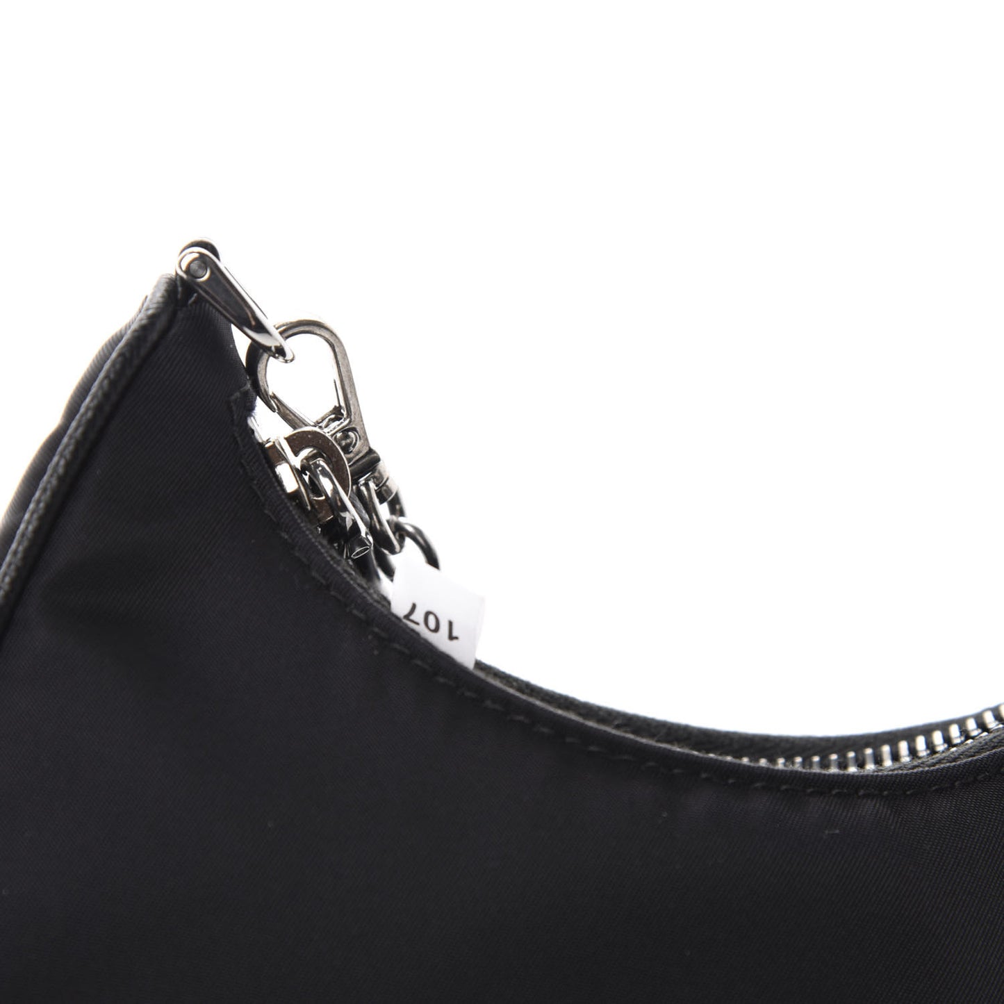 Tessuto Nylon Mini Re-Edition 2000 Shoulder Bag Black