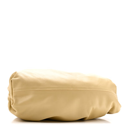 Bottega Veneta Smooth Butter Calf The Pouch Oversized Clutch Tapioca 4 of 10