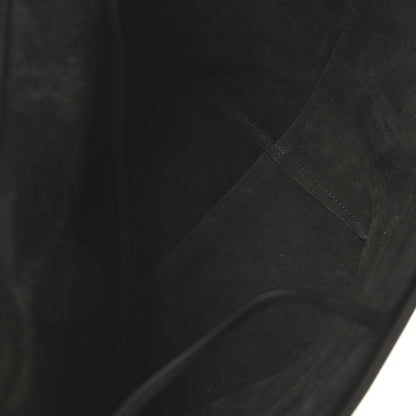 The Row Polished Saddle Calfskin Medium N/S Park Tote Black 4 of 8