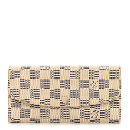 Louis Vuitton Damier Azur Emilie Wallet 1 of 7
