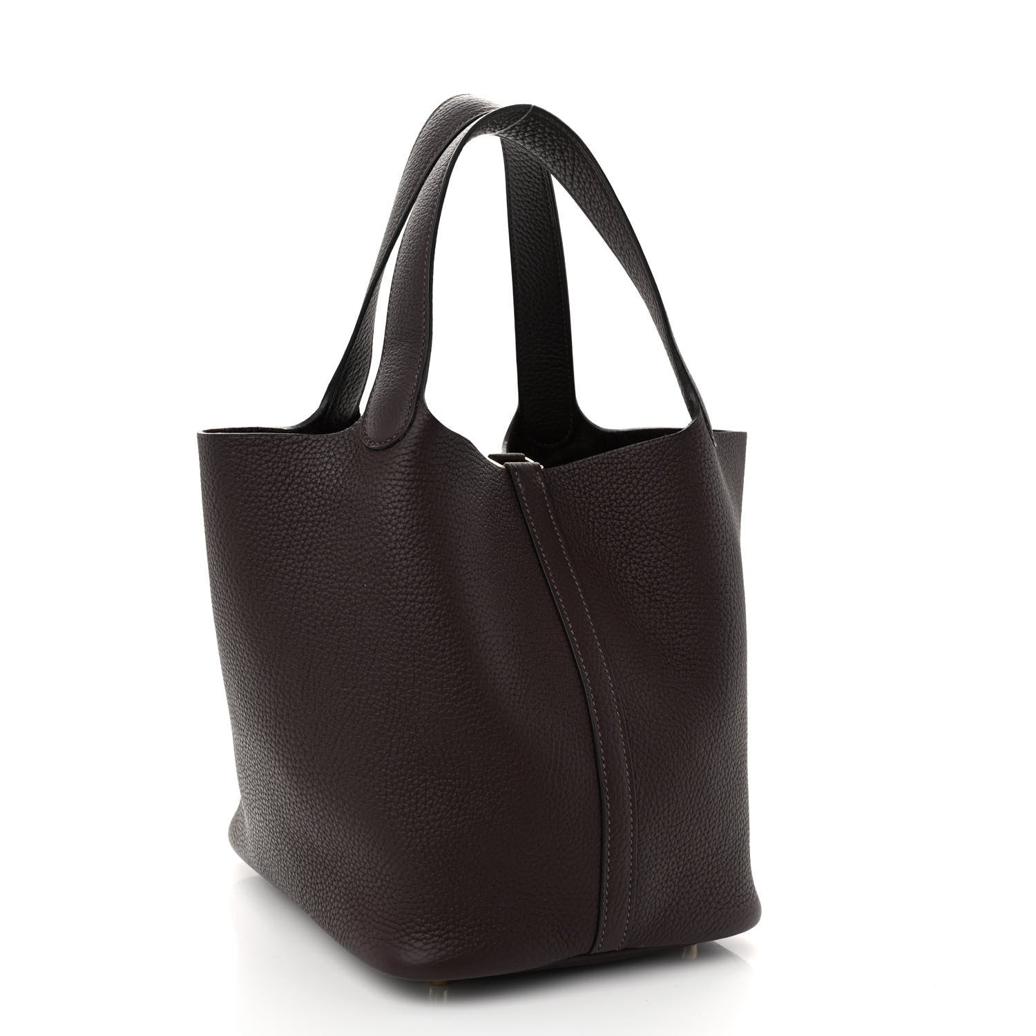 Hermes Taurillon Clemence Picotin Lock 22 MM Rouge Sellier 3 of 10