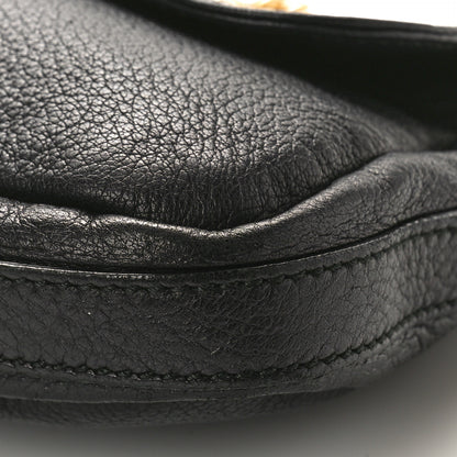 Gucci Calfskin Bamboo Croisette Evening Bag Black 10 of 10