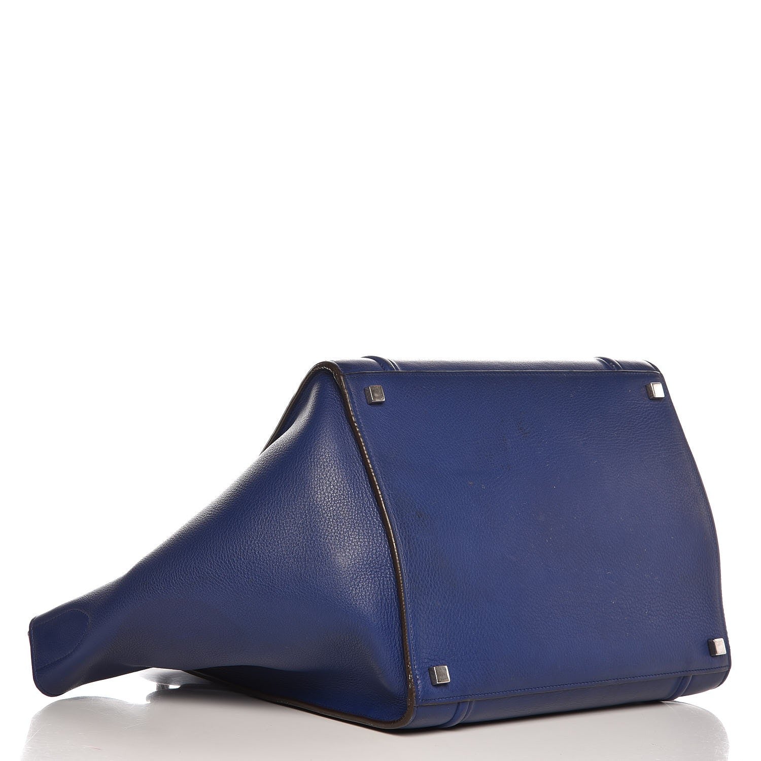 Celine Supple Calfskin Medium Phantom Luggage Indigo 4 of 25