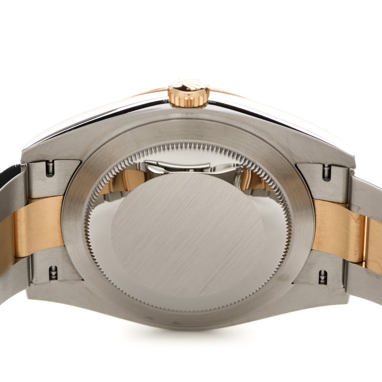 Stainless Steel 18K Yellow Gold 41mm Oyster Perpetual Wimbledon Datejust Watch Slate 126333