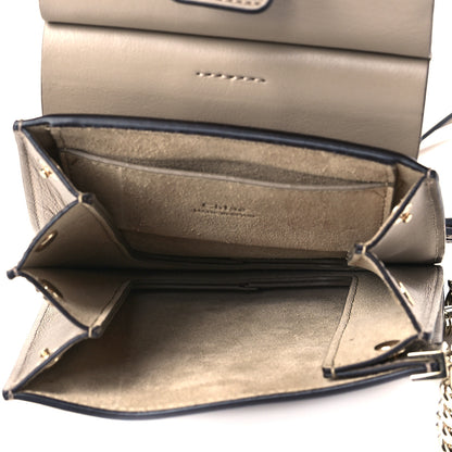 Chloe Suede Calfskin Mini Faye Bracelet Bag Motty Grey 4 of 9
