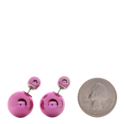 Christian Dior Pearl Mise En Dior Tribal Earrings Pink 2 of 5