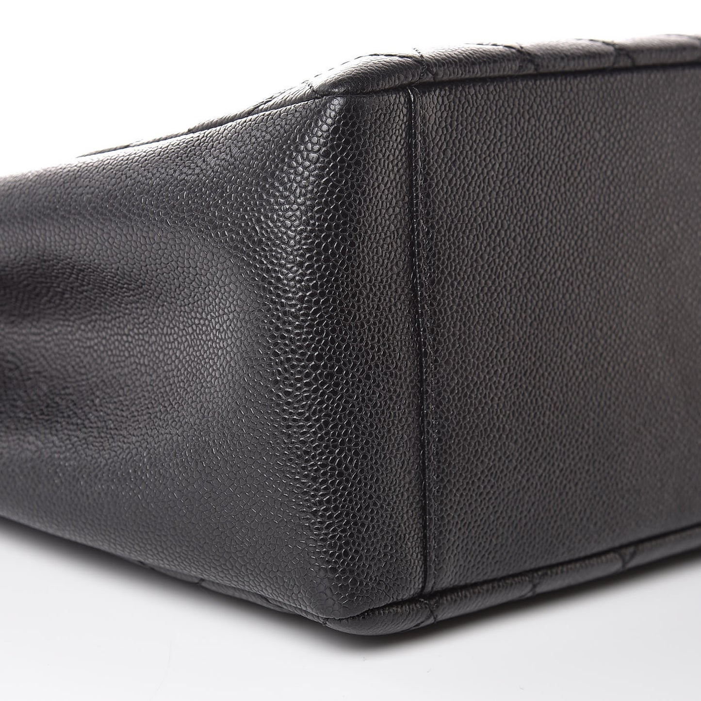 Caviar Quilted Grand Shopping Tote GST Black