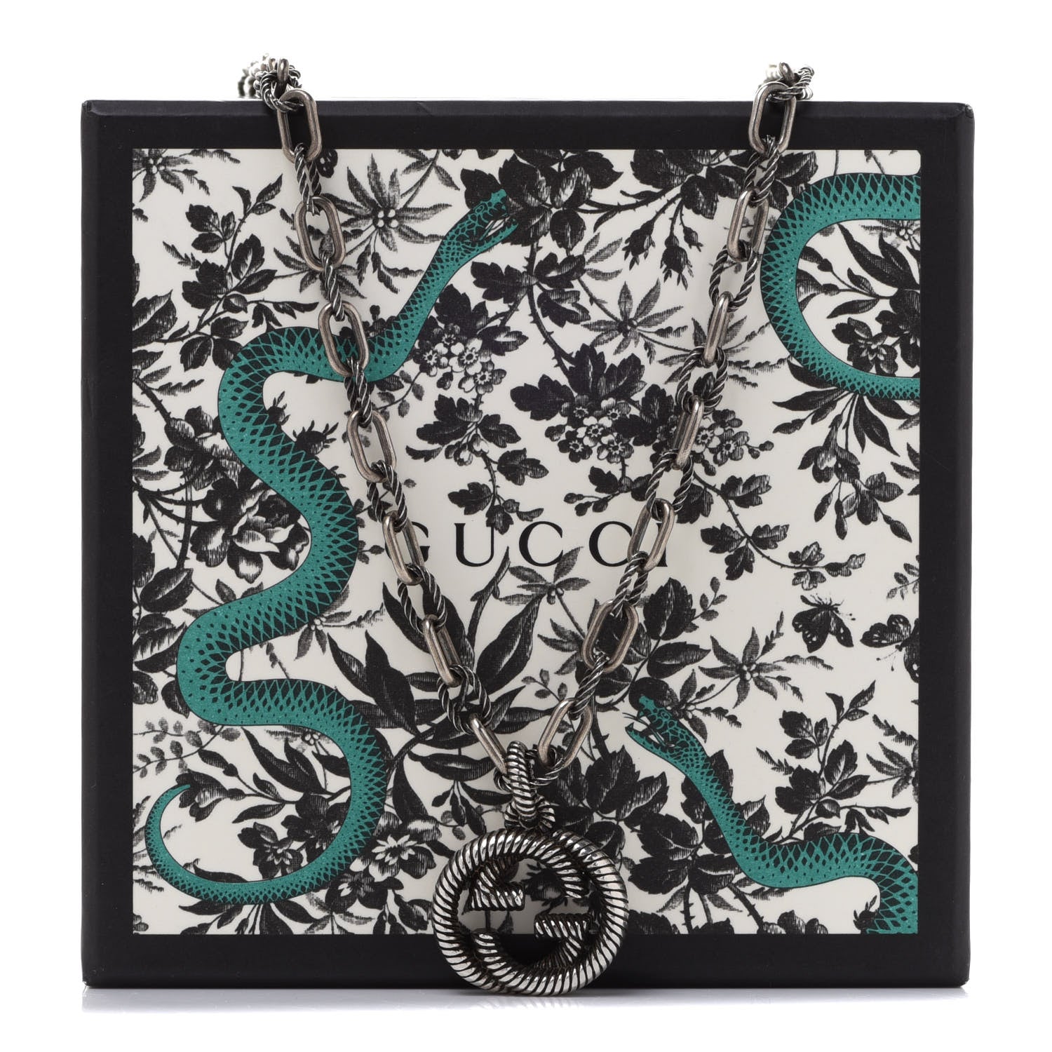 Gucci Sterling Silver Small Interlocking G Pendant Necklace 7 of 7
