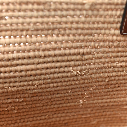 Loewe Raffia Small Square Basket Tote Bag Natural Tan 10 of 16