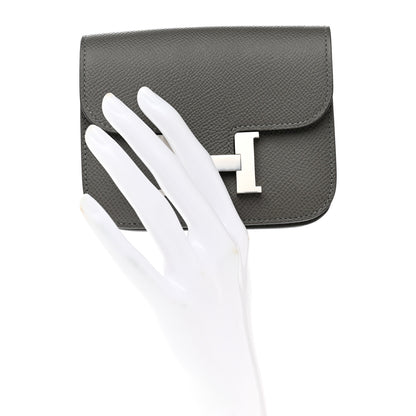 Hermes Epsom Constance Slim Wallet Graphite 2 of 9