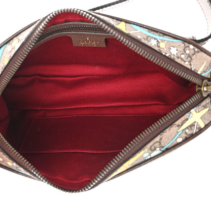 Gucci X DISNEY GG Supreme Monogram Donald Duck Small Interlocking G Belt Bag 90 36 Beige Multicolor New Acero 5 of 11