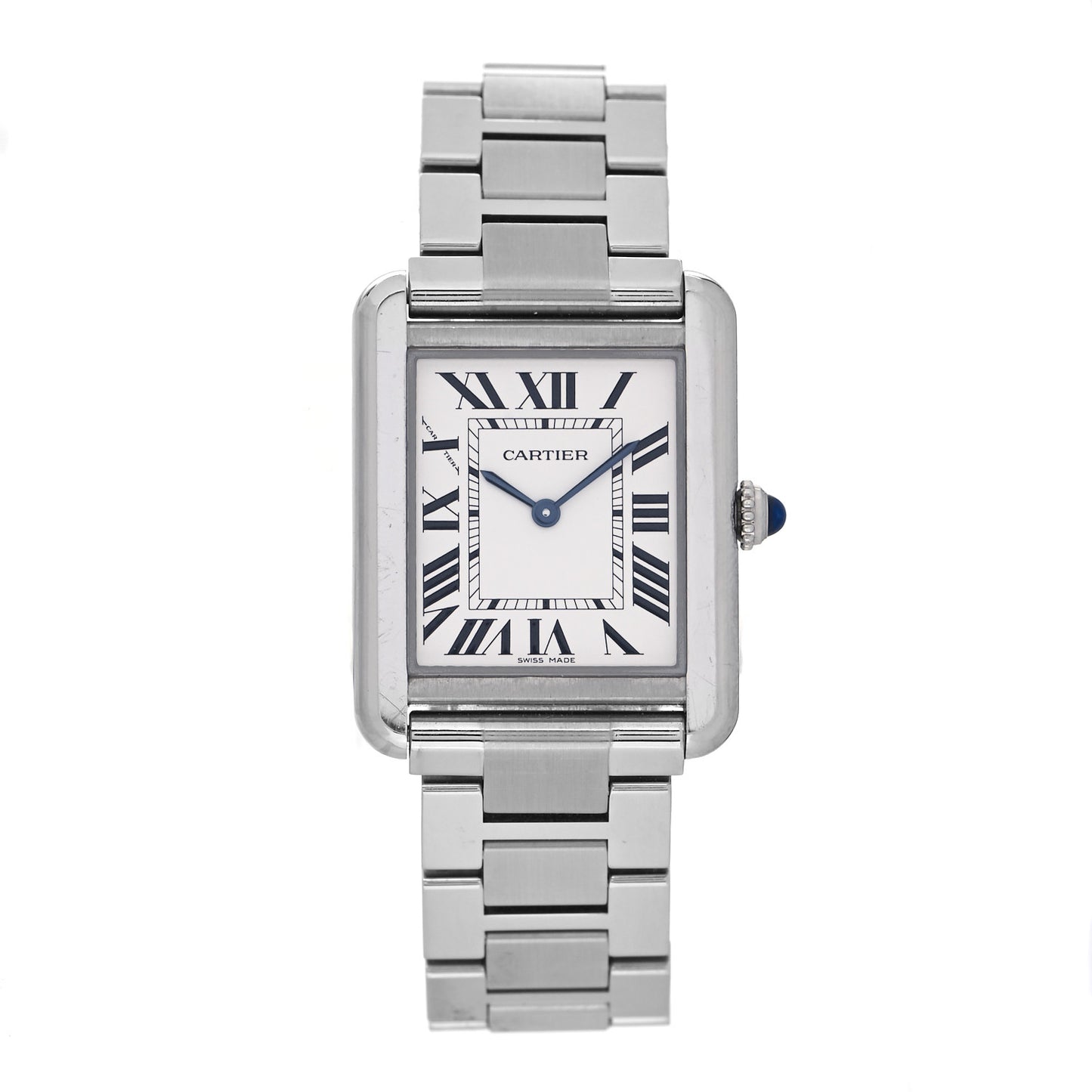 Stainless Steel 24mm Tank Solo Quartz Watch