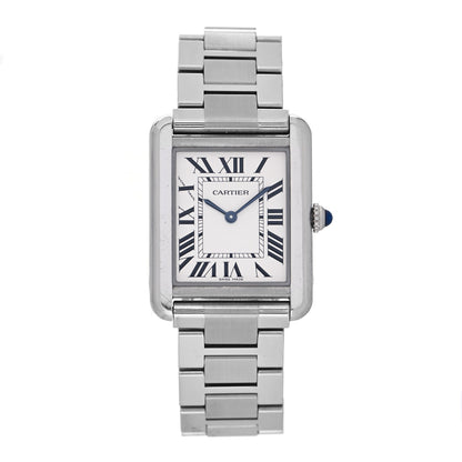 Cartier Stainless Steel 24mm Tank Solo Quartz Watch 1 of 5