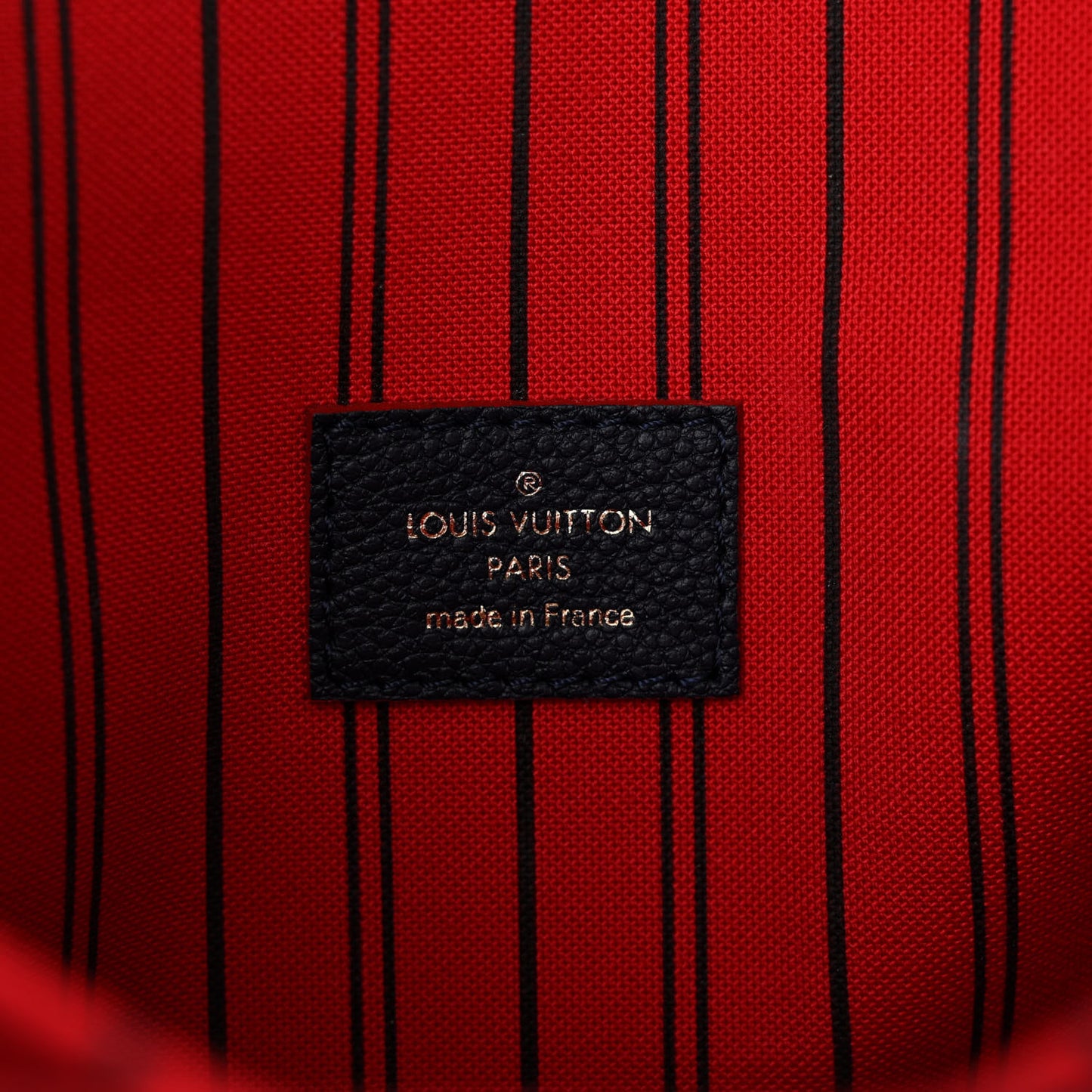 Empreinte Pochette Metis Marine Rouge