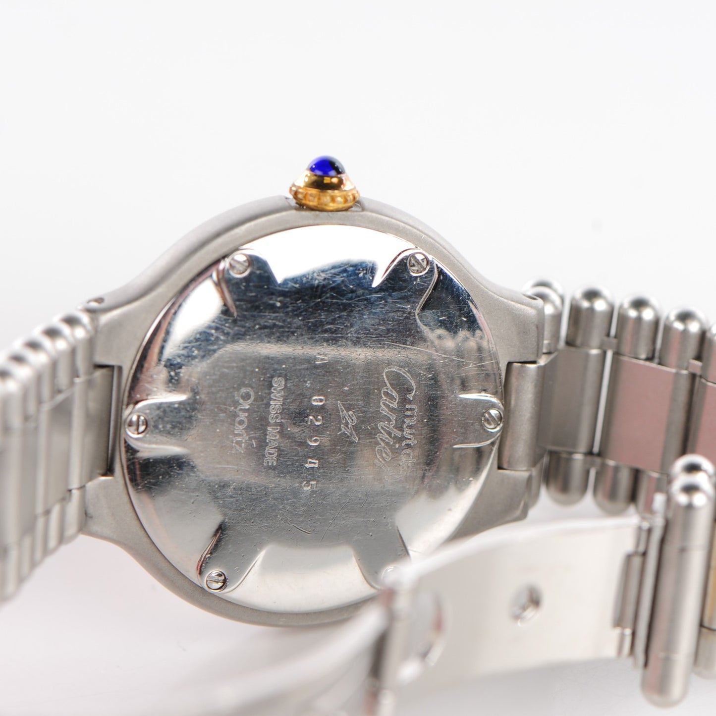 Stainless Steel 18K Yellow Gold 28mm Must De 21 Quartz Watch