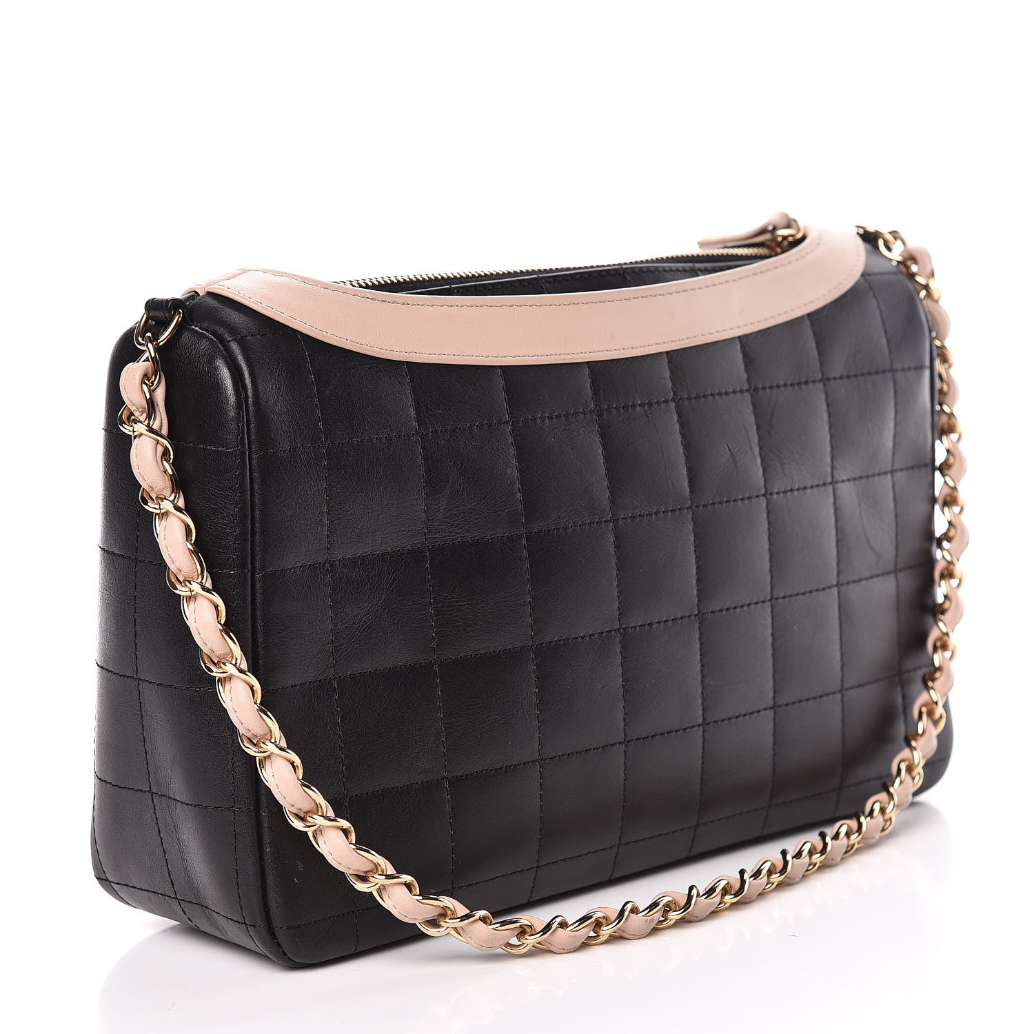 Chanel Calfskin Quilted Small Girl Shoulder Bag Black 3 of 11