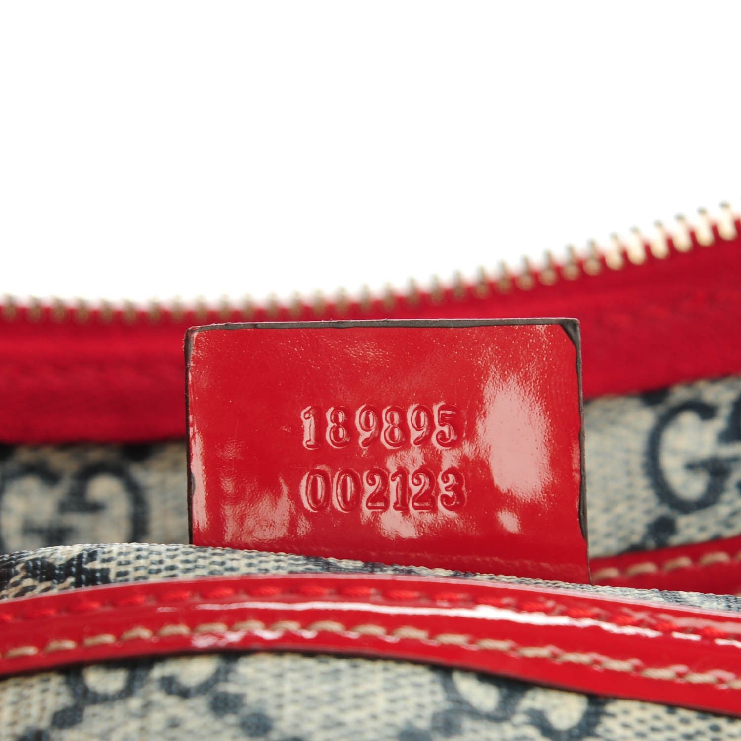 Gucci GG Plus Monogram Tattoo Heart Medium Joy Boston Red 7 of 7
