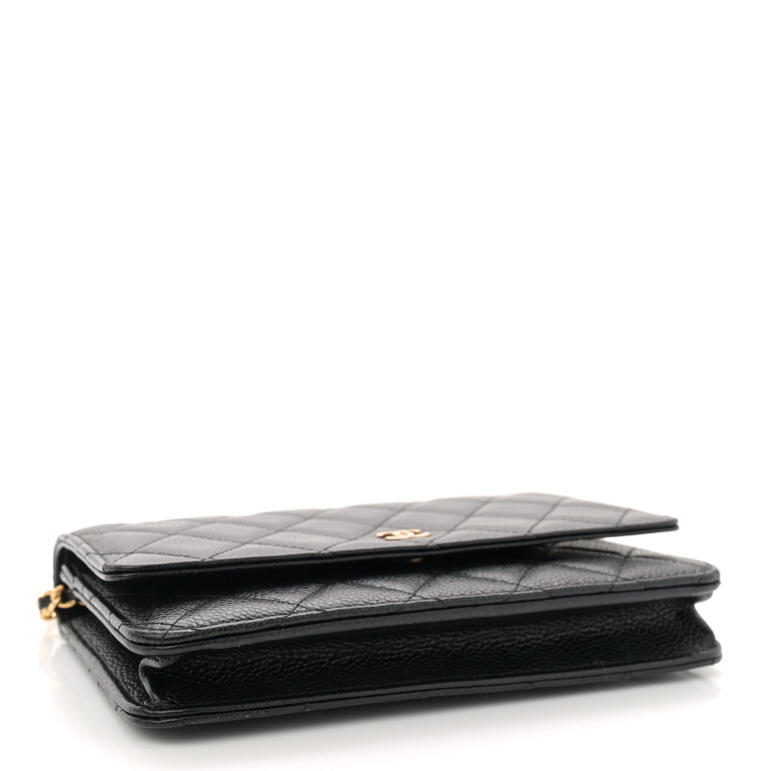 Chanel Caviar Quilted Wallet On Chain WOC Black 4 of 11