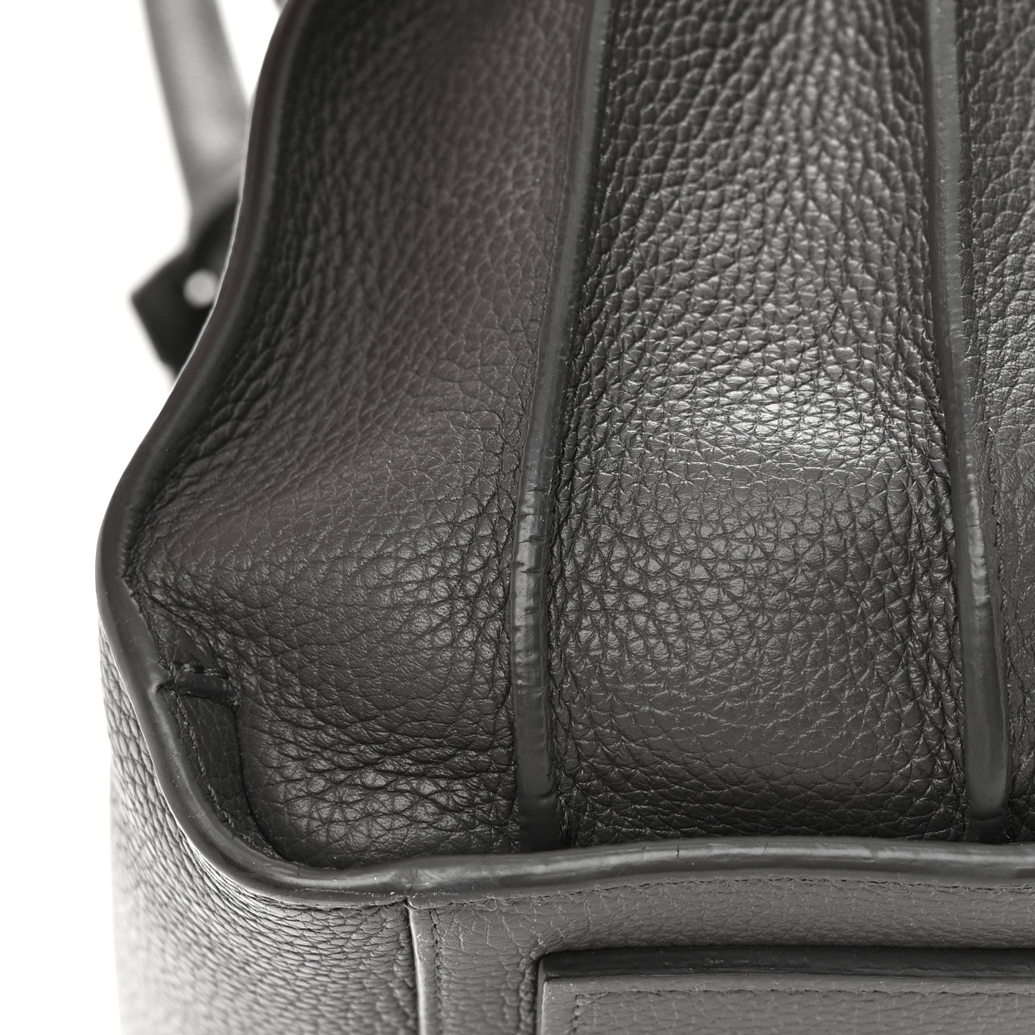 Saint Laurent Grained Calfskin Small Supple Sac De Jour Fog 17 of 17
